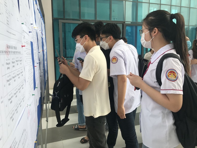 Thí sinh tham gia kỳ thi Tốt nghiệp THPT năm 2022 khu vực Hà Nam. Ảnh: ND